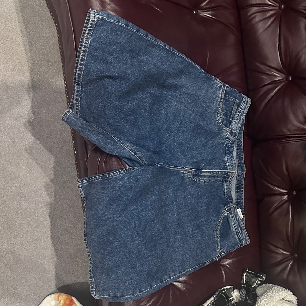 MONKI Blue Denim Shorts
